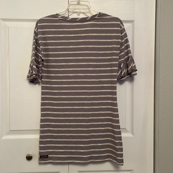 NWT MATILDA JANE Striped Dress with Ruffle Sleeves XS - Picture 5 of 13